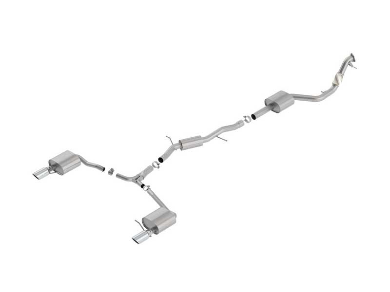 Borla 140759 ATAK 3" Cat-Back Exhaust for 2017-2019 Audi A4 Quattro Avant/Allroad 2.0