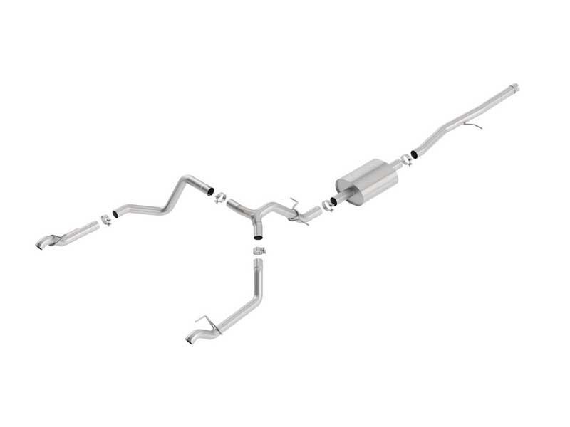 Borla 140769 S-Type 3-in Cat-Back Exhaust No Tips. for 2019-2025 Silverado/Sierra 1500 5.3 CCSB ECST