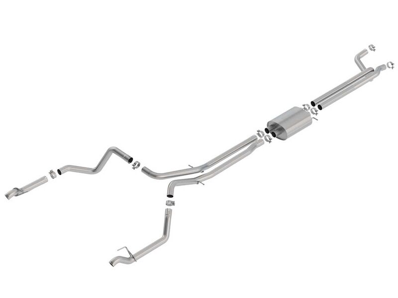 Borla 140778 S-Type 2.75" Cat-Back Exhaust for 2019-2023 Silverado/Sierra 1500 6.2
