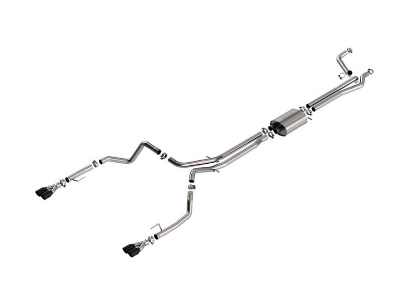 Borla 140779BC S-Type 2.75-in Cat-Back Exhaust 3.5-in Black Tip for 2019-2023 Silverado/Sierra 1500 