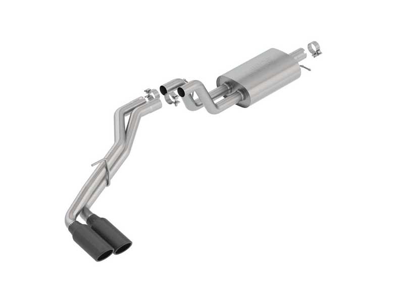 Borla 140789BC S-Type 2.75-in Dual Cat-Back Exhaust for 2019-2023 Ranger 2.3