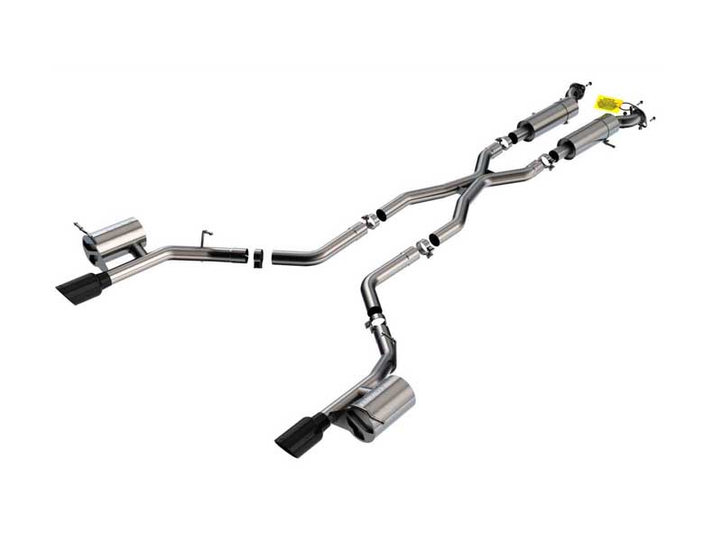 Borla 140791BC S-Type 2.75" Cat-Back Exhaust With X-Pipe for 2018-2023 Durango SRT 6.4