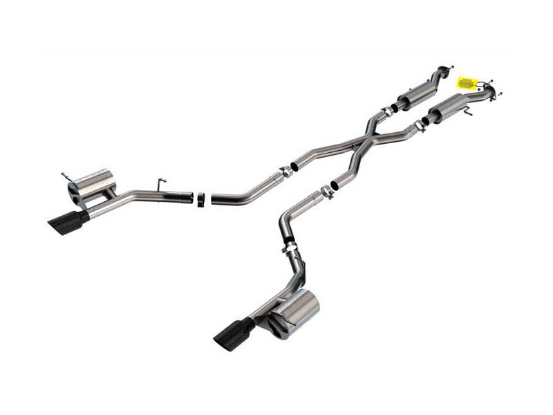 Borla 140792BC ATAK 2.75" Cat-Back Exhaust With X-Pipe for 2018-2023 Durango SRT 6.4