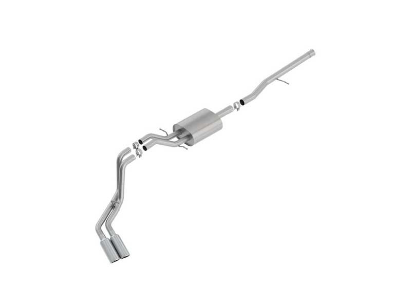 Borla 140797 ATAK 2.75-in Cat-Back Exhaust Chrome Tip for 2014-2018 Silverado/Sierra 1500 5.3