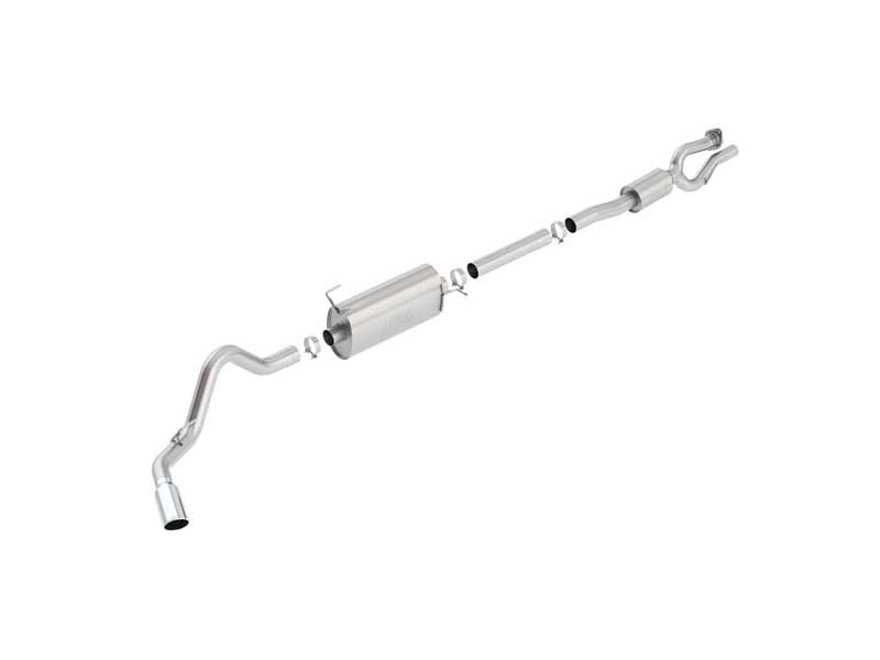 Borla 140798 S-Type 3.5" Cat-Back Exhaust for 2017-2022 F-250/F-350 6.2 RCSTB CCSB SRW