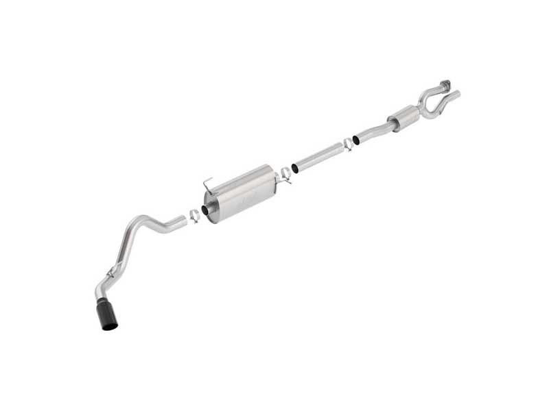 Borla 140798BC S-Type 3.5-in Cat-Back Exhaust for 2017-2023 F-250/F-350 6.2 RCSTB CCSB SRW