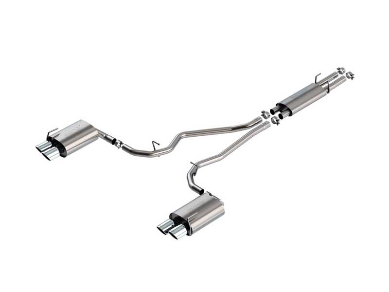 Borla 140820 S-Type 2.25" Cat-Back Exhaust With H-Pipe for 2020-25 Explorer ST/Platinum Aviator 3.0