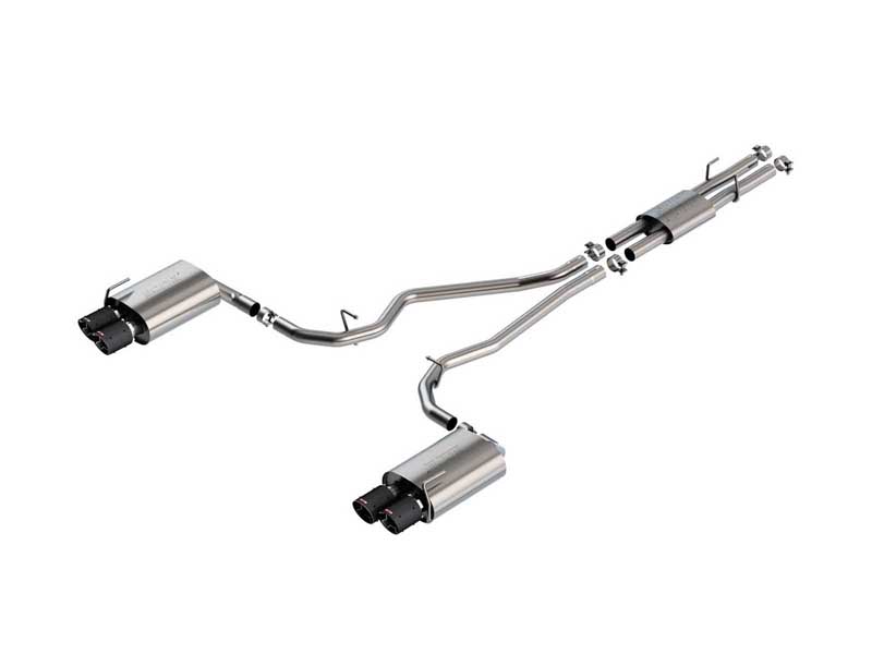 Borla 140821CF ATAK 2.25-in Cat-Back Exhaust for 2020-2023 Explorer ST/Platinum Aviator 3.0