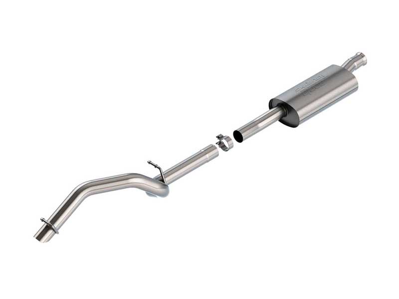 Borla 140822 Touring 2.75-in Cat-Back Exhaust with Brushed Tip for 2018-2023 Wrangler JL 2.0T