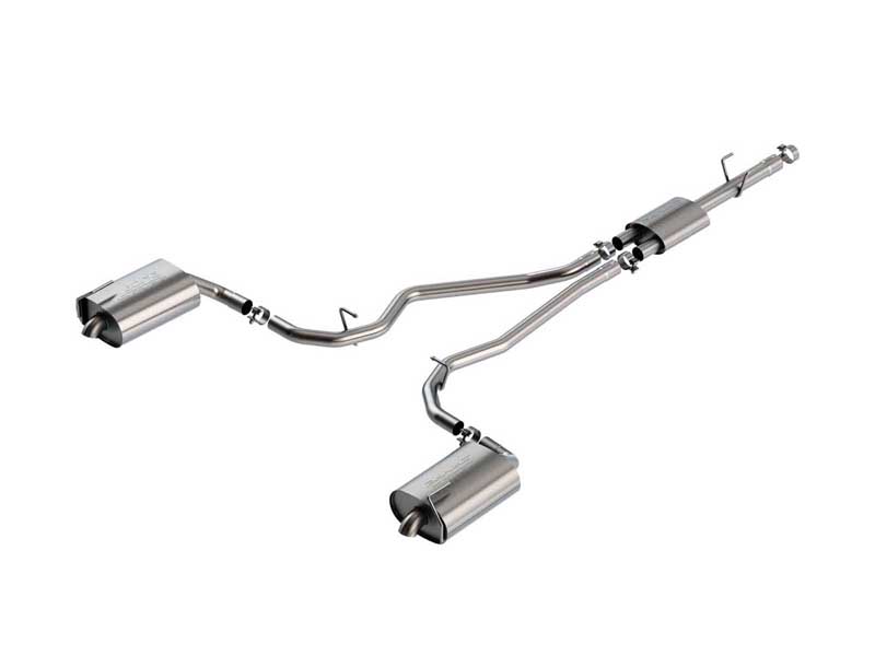 Borla 140824 S-Type 2.25" Cat-Back Exhaust for 2020-2023 Explorer XLT 2.3 (Except OE Chrome Tip)