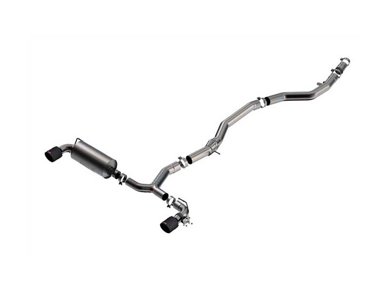 Borla 140826CFBA ATAK 3" Cat-Back Exhaust with Round 4.5" Black Tip for 2020-2025 Supra GR 3.0