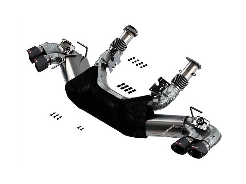 Borla 140838CF S-Type 3-in Cat-Back Exhaust with Carbon Fiber Tip for 2020-2024 Corvette C8 6.2