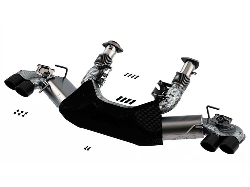 Borla 140839BC ATAK 3-in Cat-Back Exhaust with Black Tip for 2020-2024 Corvette C8 6.2