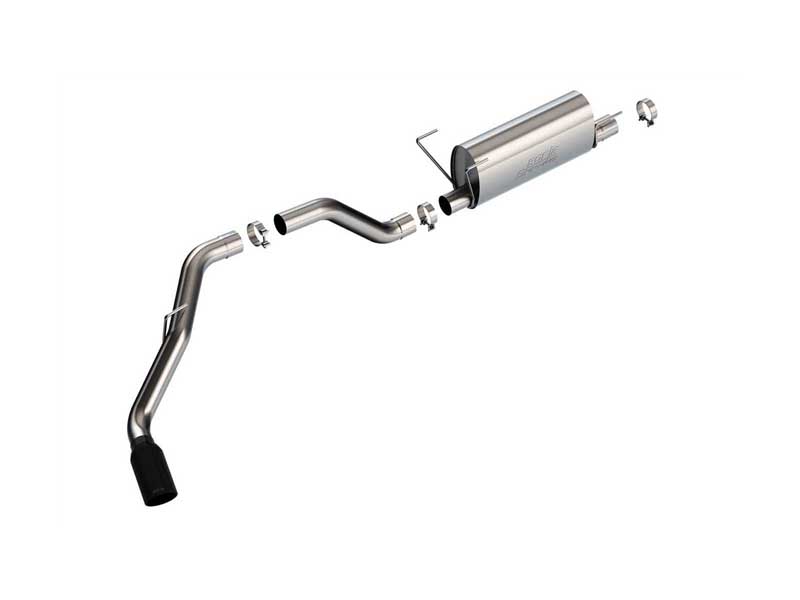 Borla 140851BC S-Type 3.5-in Cat-Back Exhaust for 2019-2024 RAM 2500/3500 SRW 6.4 RC/CCLB CCSTB MCST