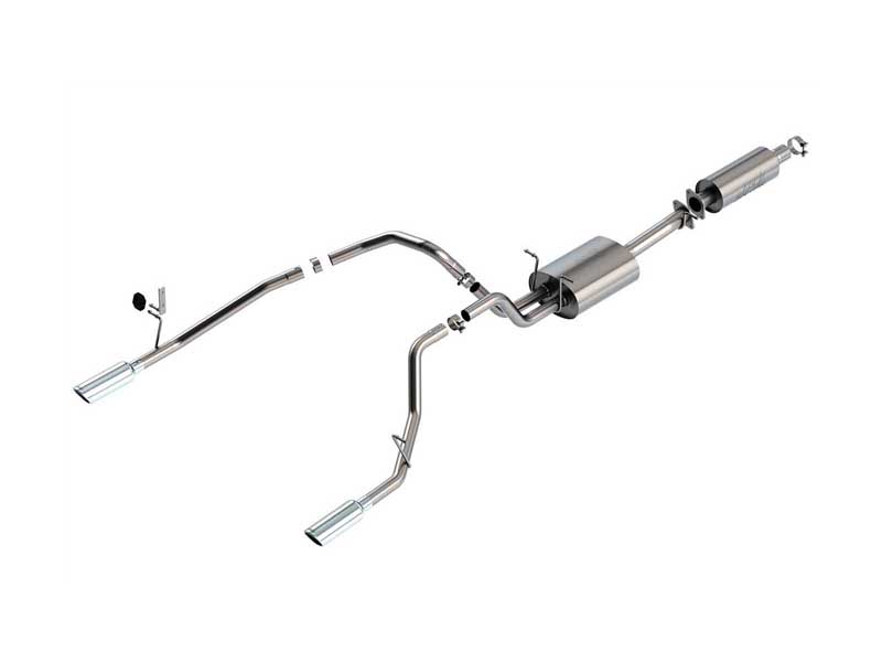 Borla 140852 S-Type 3" Cat-Back Exhaust with Chrome Tip for 2019-2023 RAM 1500 3.6