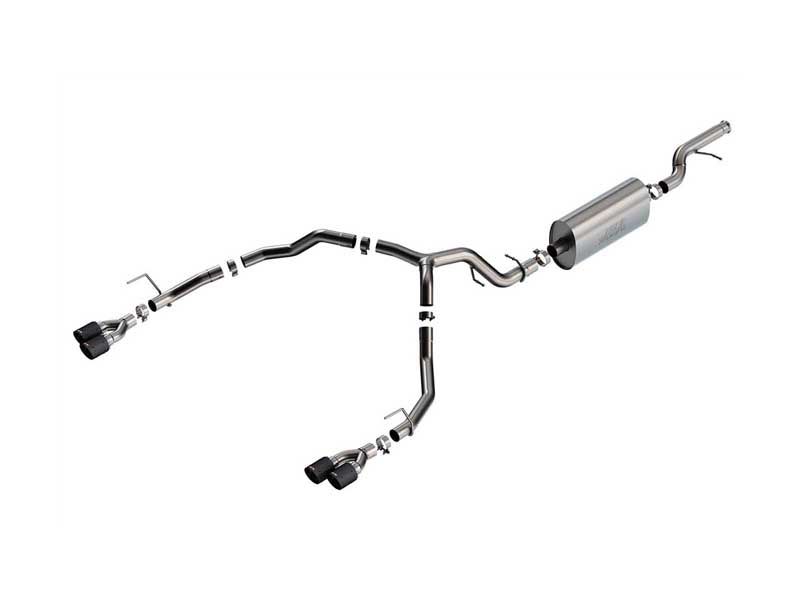 Borla 140856CF Touring 3" Cat-Back Exhaust with Carbon Fiber Tip for 2021-2025 Tahoe 5.3 Premier