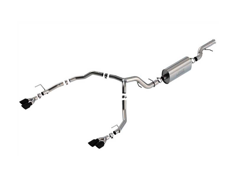 Borla 140858BC Touring 3.5-in Cat-Back Exhaust with Black Tip for 2021-2025 Tahoe/Yukon 6.2