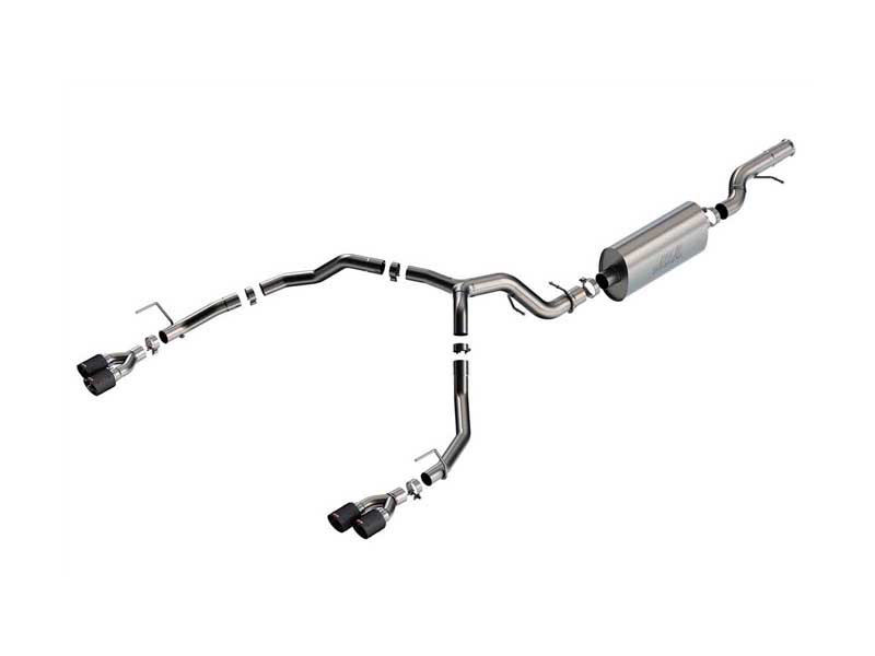 Borla 140858CF Touring 3.5-in Cat-Back Exhaust with Carbon Fiber Tip for 2021-2025 Tahoe/Yukon 6.2