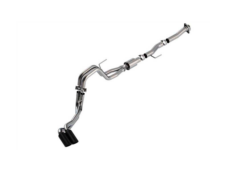 Borla 140877BC ATAK 3" Cat-Back Exhaust Round 4" Black Tip for 2021-2025 F-150 5.0 RCSTB