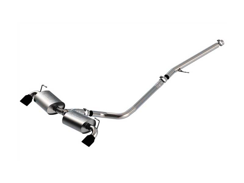 Borla 140882CB S-Type 2.5-in Cat-Back Exhaust with Black Tip for 2021-2023 Bronco Sport 1.5 4wd 4-Dr