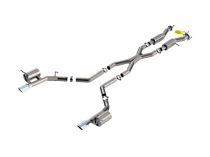 Borla 140886 ATAK 3" Cat-Back Exhaust With X-Pipe for 2021-2023 Durango SRT Hellcat 6.2