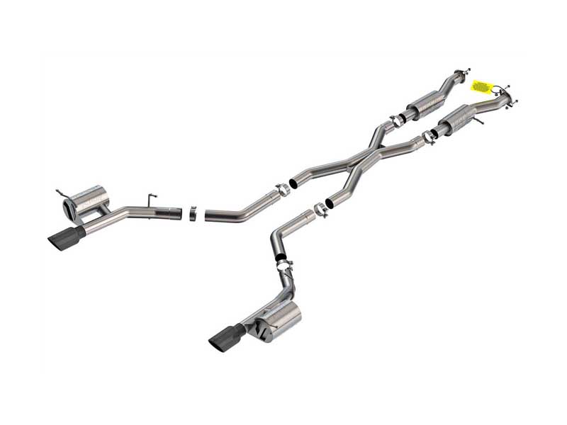 Borla 140886BC ATAK 3" Cat-Back Exhaust With X-Pipe for 2021-2023 Durango SRT Hellcat 6.2