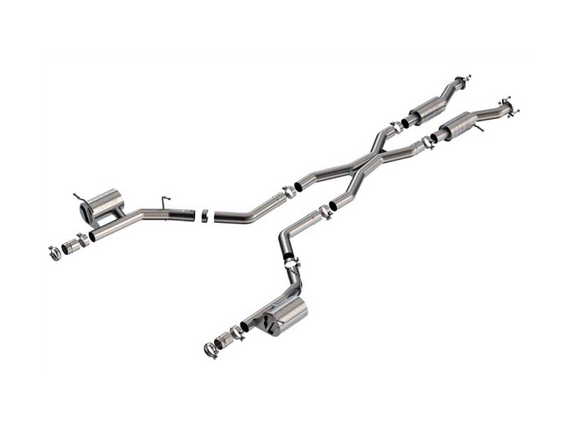 Borla 140888 ATAK 3" Cat-Back Exhaust Uses OEM Tips for 2021-2025 Durango SRT Hellcat 6.2