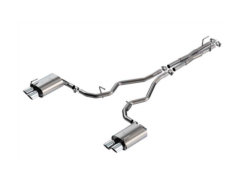 Borla 140894 ATAK 2.25" Cat-Back Exhaust With X-Pipe for 2019-2024 Explorer PHEV 3.0 Non-USA models