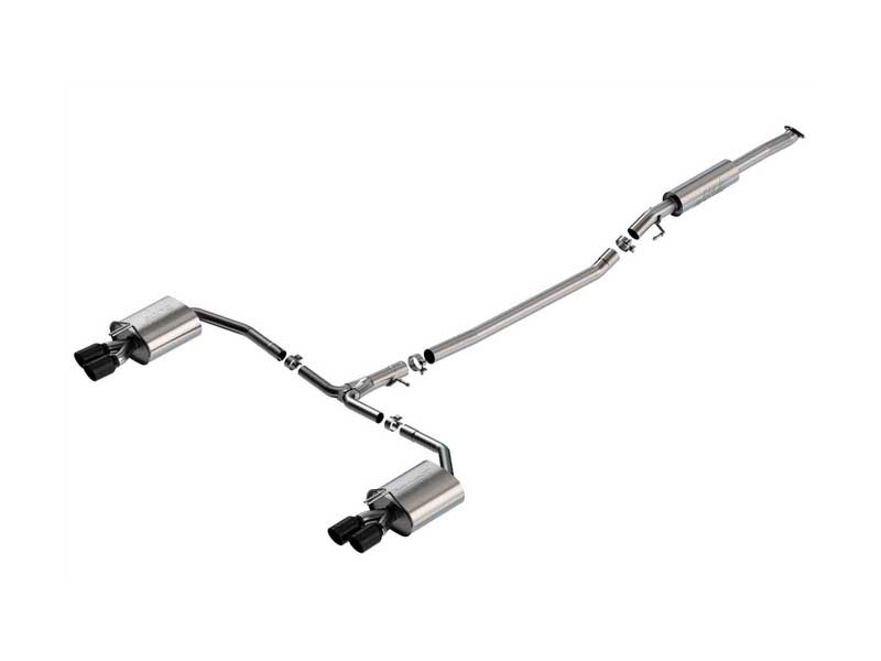 Borla 140905BC S-Type 2.75" Cat-Back Exhaust Black Tip for 2021-2023 Sonata N Line 2.5