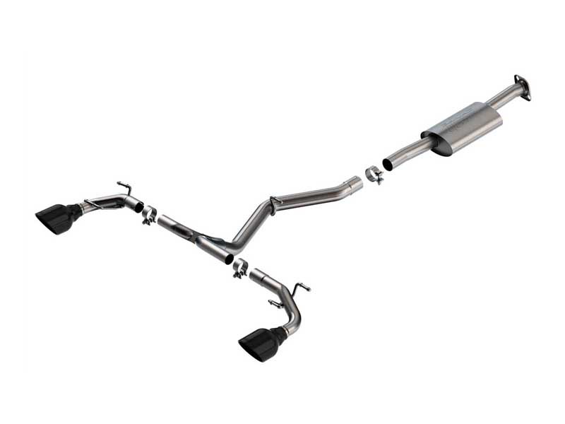 Borla 140909BC S-Type 2.5-in Cat-Back Exhaust with Round 5-in Black Tip for 2022 BRZ/86 2.4 Rwd 2DR