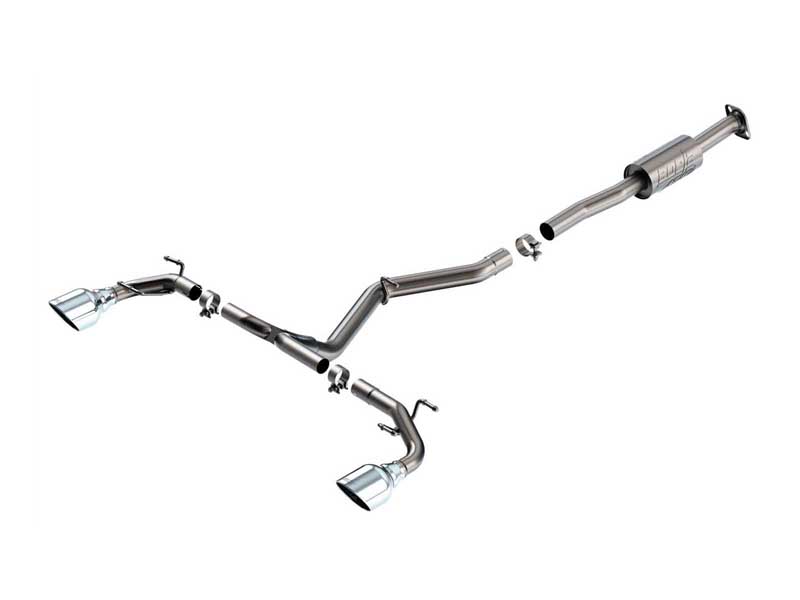 Borla 140910 ATAK 2.5-in Cat-Back Exhaust with Round 5-in Chrome Tip for 2022 BRZ/86 2.4 Rwd 2DR