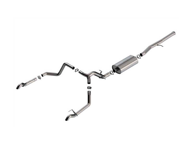 Borla 140913 Touring 3.5-in Cat-Back Exhaust for 2022-2023 Silverado ZR2/Sierra AT4X 1500 6.2 CCSB