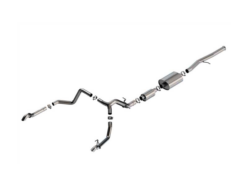 Borla 140914 S-Type 3.5-in Cat-Back Exhaust for 2022-2023 Silverado ZR2/Sierra AT4X 1500 6.2 CCSB