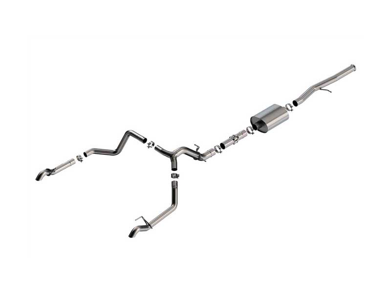 Borla 140915 ATAK 3.5-in Cat-Back Exhaust for 2022-2023 Silverado ZR2/Sierra AT4X 1500 6.2 CCSB