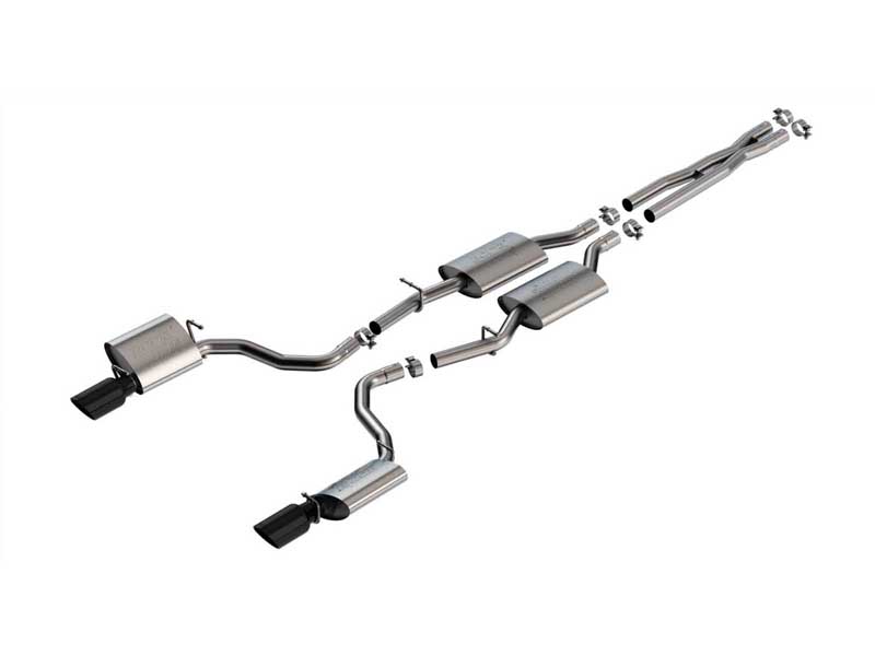 Borla 140918BC ATAK 2.25-in Cat-Back Exhaust With X-Pipe for 2019-2023 Charger GT 3.6