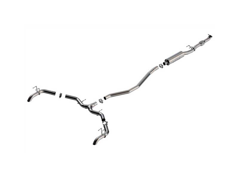 Borla 140928 S-Type 2.5-in Cat-Back Exhaust for 2022-2023 Civic EX/ Touring 1.5