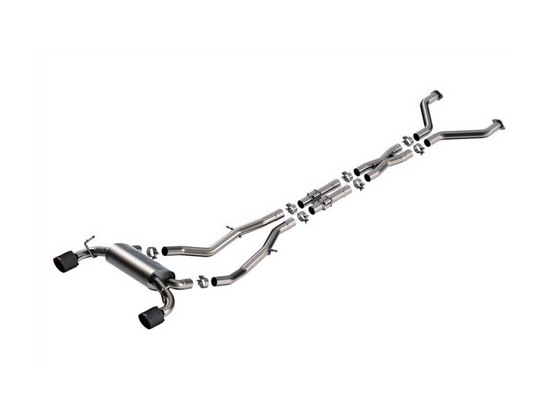 Borla 140929CFBA S-Type 2.5" Cat-Back Exhaust With X-Pipe for 2023-2024 Nissan Z 3.0