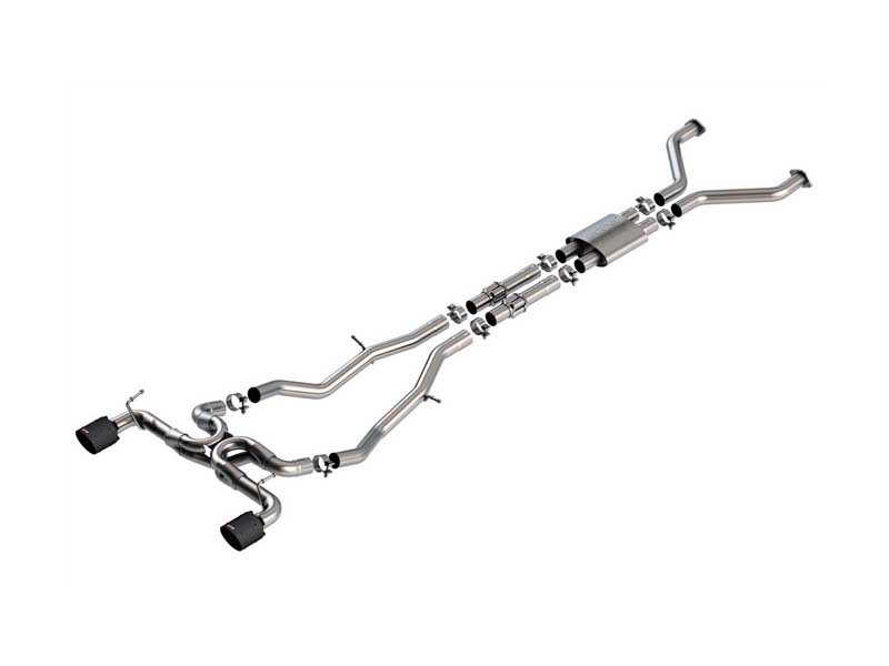 Borla 140930CFBA ATAK 2.5" Cat-Back Exhaust With H-Pipe for 2023-2024 Nissan Z 3.0