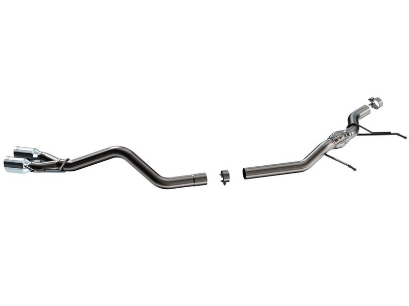 Borla 140937 S-Type 2.5" Cat-Back Exhaust Round 3.5" Chrome Tip for 2022-2025 Maverick 2.0