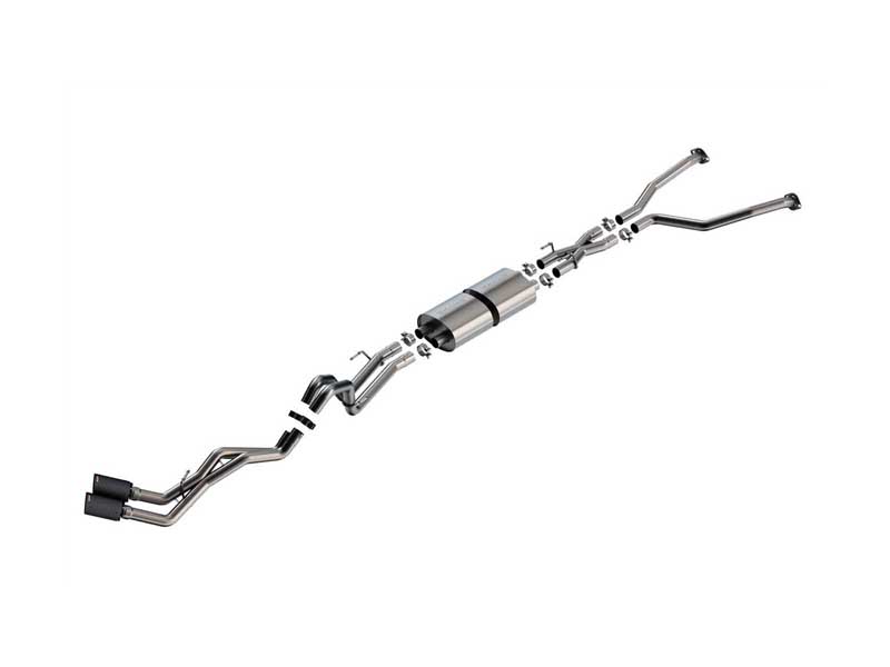 Borla 140939CFBA S-Type 2.5-in Cat-Back Exhaust With X-Pipe Carbon Fiber Tip 2022-2024 Tundra 3.4 V6
