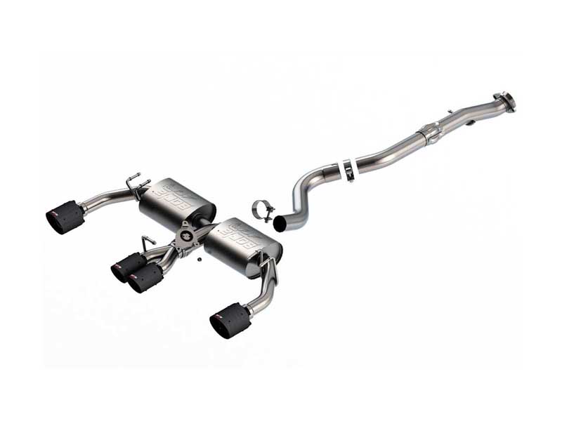 Borla 140942CFBA ATAK 3" PHP Cat-Back Exhaust with Exhaust Valve & Carbon Tips, 2023-2024 GR Corolla