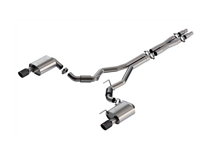 Borla 140961CFBA ATAK 3-in Cat-Back Exhaust With X-Pipe for 2024-2025 Mustang GT 5.0
