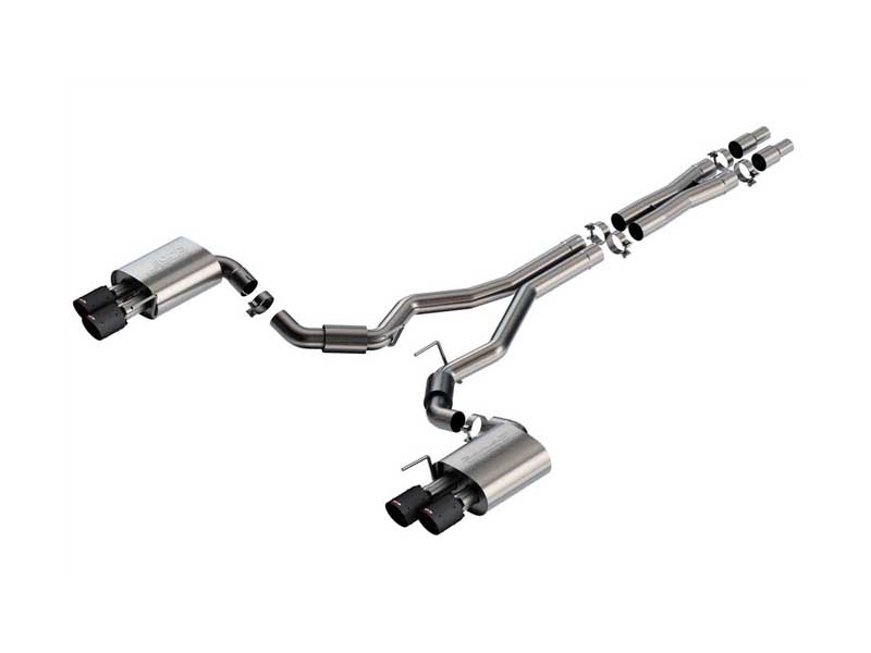 Borla 140969CFBA S-Type 3-in Cat-Back Exhaust With X-Pipe for 2024-2025 Mustang GT 5.0