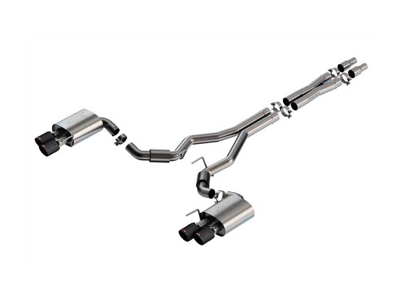 Borla 140970CFBA ATAK 3-in Cat-Back Exhaust With X-Pipe for 2024-2025 Mustang GT 5.0