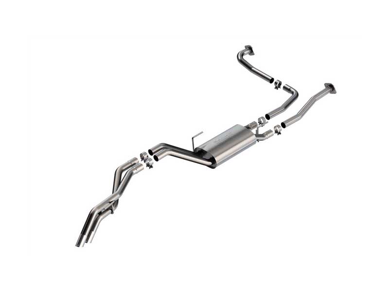 Borla 140985 S-Type 2.25" Cat-Back Exhaust with H-Pipe & Turn Down Tips, 2022-2024 Frontier