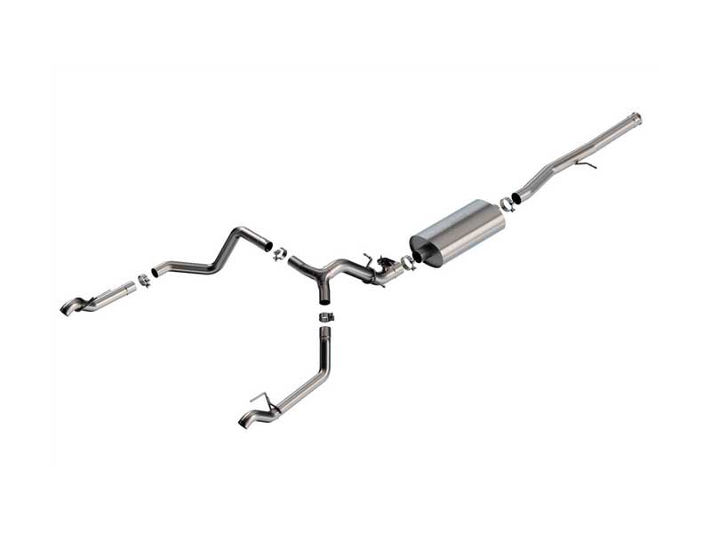 Borla 140990 Touring 3.5" Cat-Back Exhaust W/ Valve Simulator Use OE Tips, 2024+ Silverado 1500 6.2