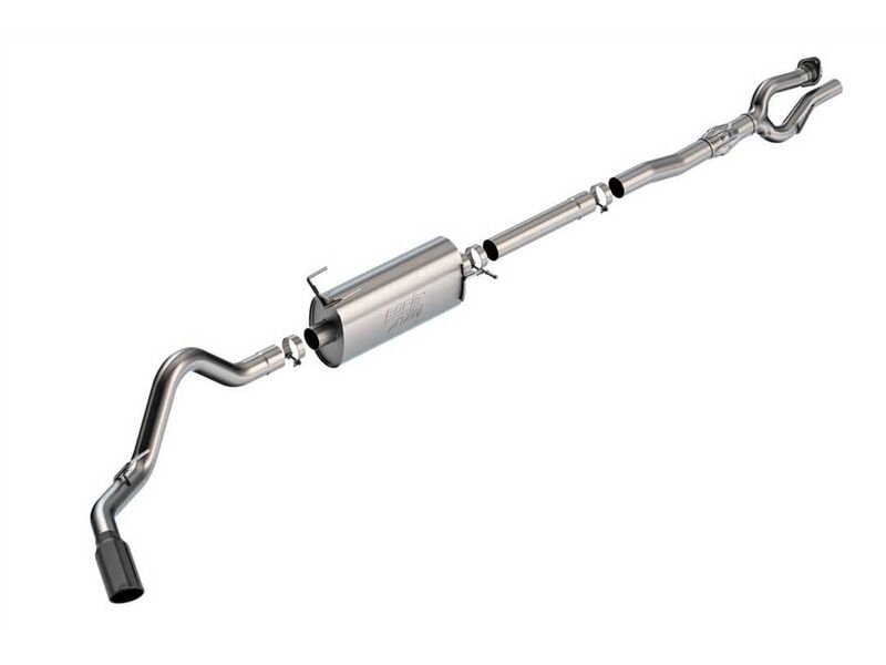 Borla 141015BC ATAK 2.75" into 3.5" Cat-Back Exhaust W/ PHT & 5" Black Tip, 2020-2025 F250/F350 7.3