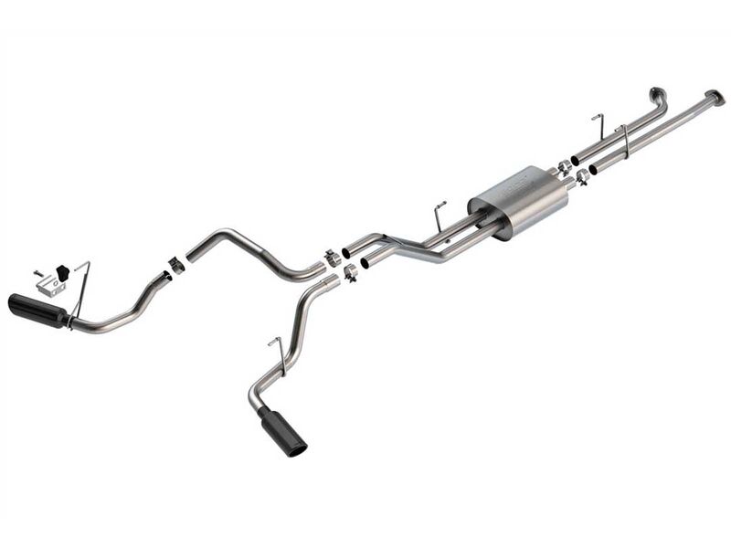 Borla 141022BC ATAK 2.25" Cat-Back Exhaust with H-Pipe & Black Chrome Tips for 2007-2008 Tundra 5.7