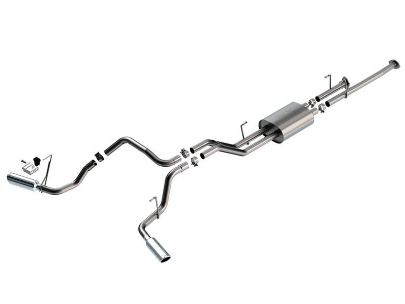 Borla 141024 ATAK 2.25" Cat-Back Exhaust with H-Pipe and 4" Chrome Tips for 2009-2021 Tundra 5.7