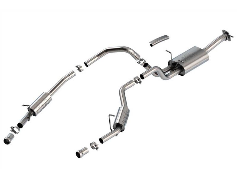 Borla 141031 S-Type 3" Cat-Back Exhaust with PHT (Uses Factory Tips) for 2024-Up RAM 1500 3.0 Non-HO